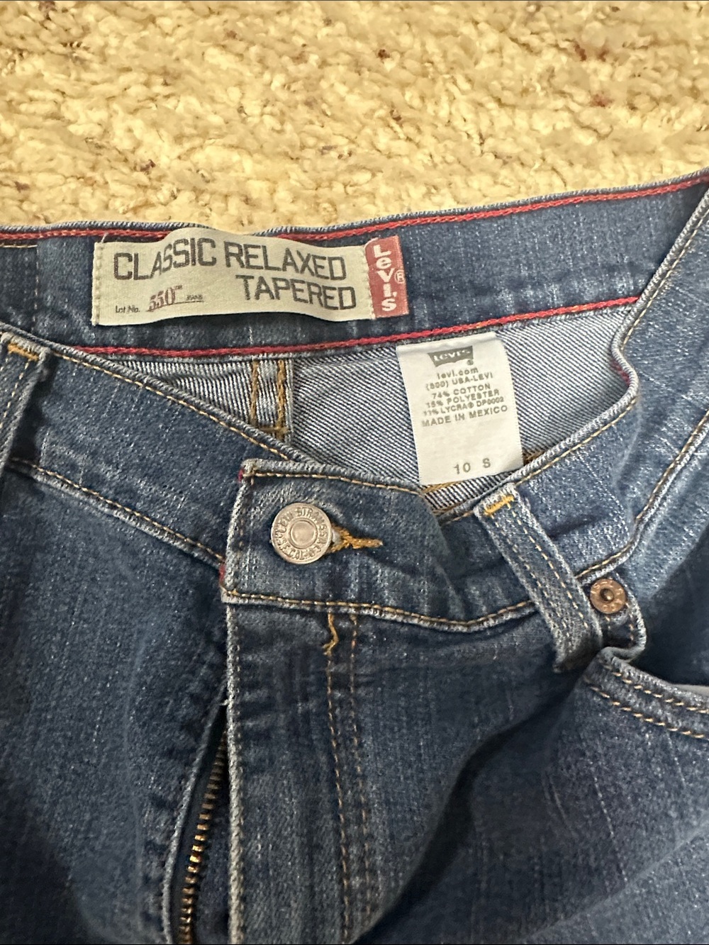Levi's Classic Relaxed Tapered Women's Jeans - 550 - Denim Blue